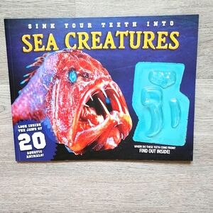 Sink Your Teeth into Sea Creatures Illustrated Nonfiction Paperback Book 2017